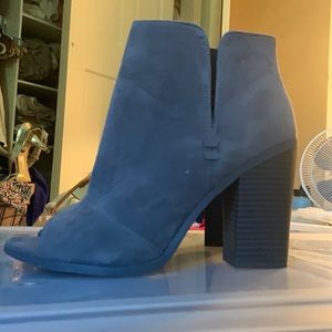 Barely worn grey booties